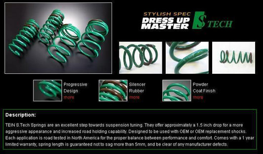 Tein Lowering Springs S.Tech Toyota ALPHARD MNH15W 2002-2008 40mm F / 60mm R