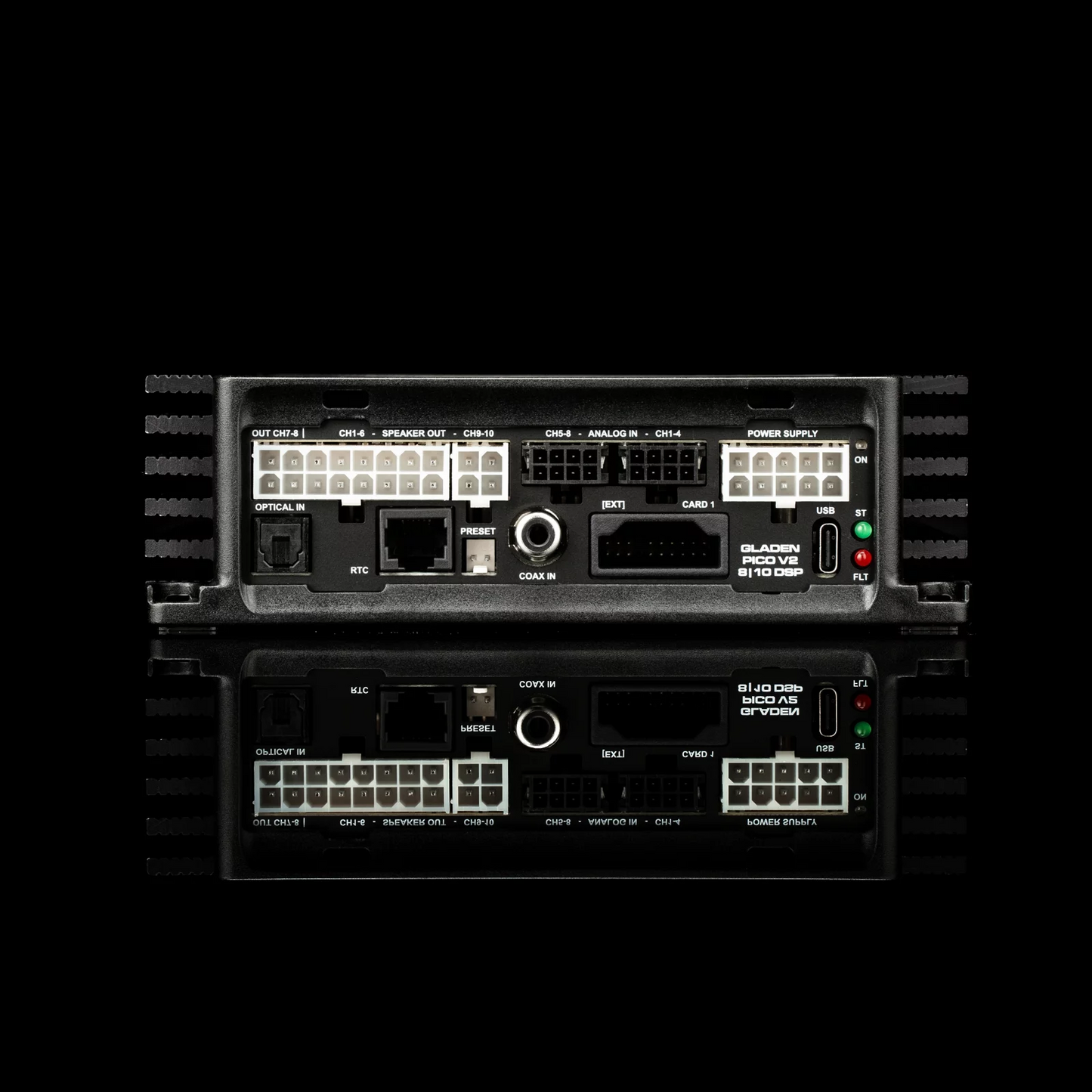MOSCONI PICO V2  8|10 - 8 CHANNEL WITH 10 CHANNEL DSP CLASS D CAR AMPLIFIER