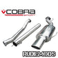 Cobra Sport Vauxhall Astra GSi G Hatch Cat Back System 2.5" bore Non-Res