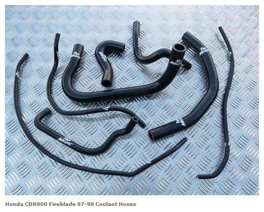 Honda CBR900 Fireblade 97-99 Coolant Silicone Hose Kit Roose Motorsport 8 hoses