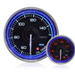 52mm Crystal Blue Peak/Warning Oil Temperature Gauge °C