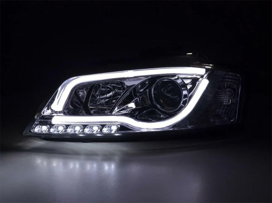 Audi A3 2008-2012 8P Black Led Light Bar DRL Daylight Running Light Headlights