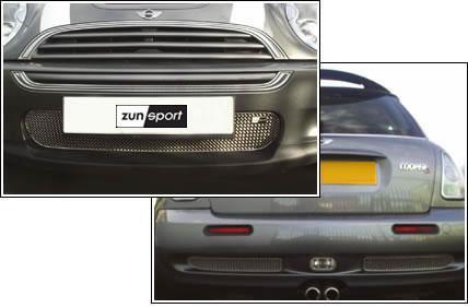 Zunsport Mini Cooper S 2001-2006 Front and Rear Stainless Steel Grille