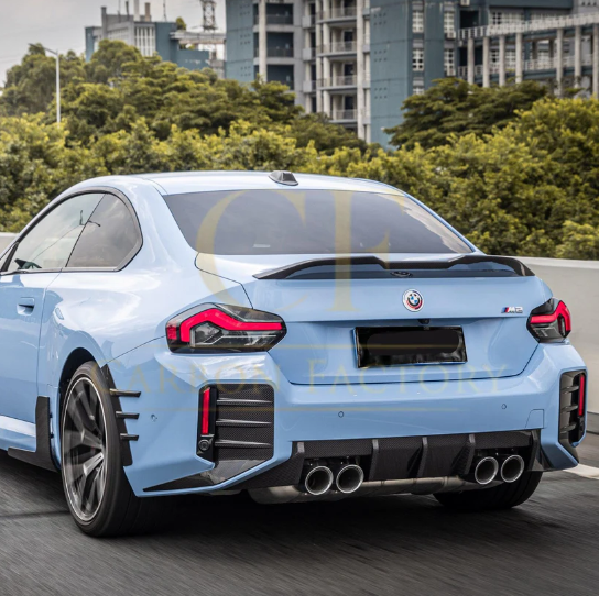 BMW G87 M2 G42 2 Series M Performance Style 1 Pre-Preg Carbon Fibre Boot Spoiler