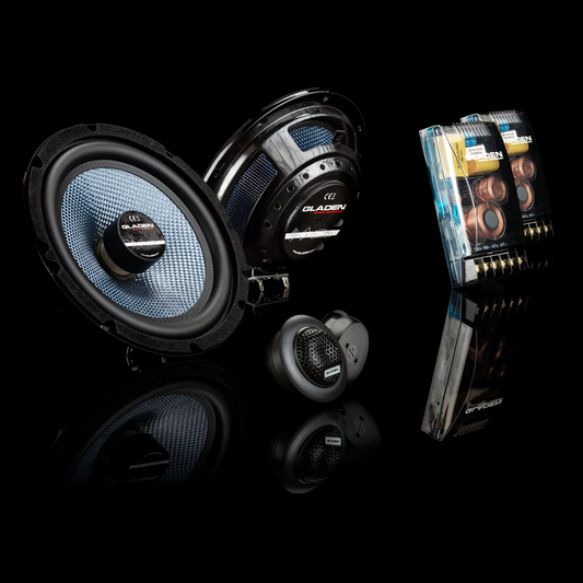 GLADEN RS-165 SLIM 2-WAY CAR COMPONENT SPEAKER SYSTEM