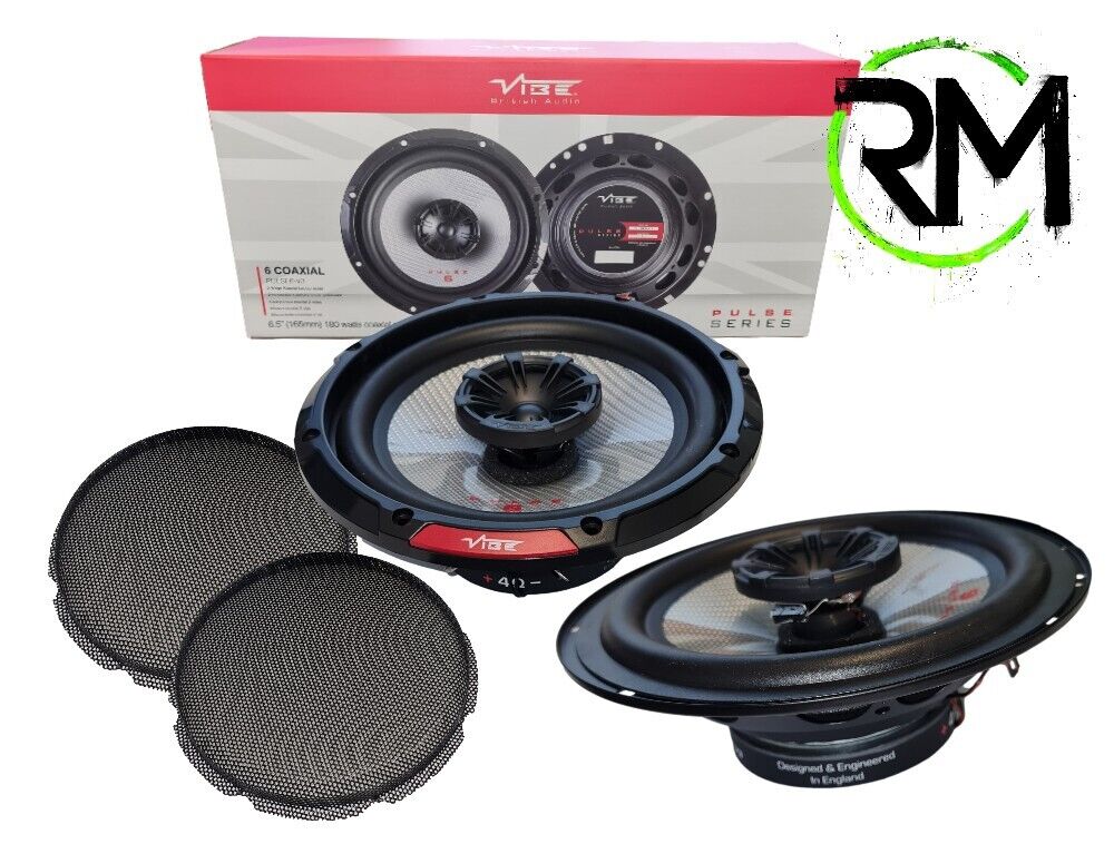 Vibe Pulse 6.5" 16.5cm 165mm Car Audio Speakers - 180 Watts Peak - 60w RMS