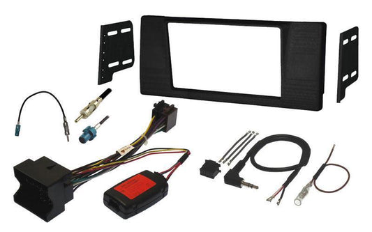 InCarTec FK-769-Q BMW 5 Series E39 Double Din Car Stereo Fitting Kit Quadlock