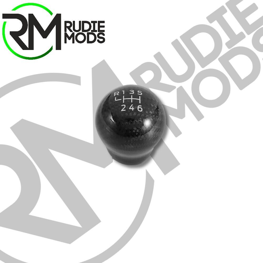 R-Spec Carbon Fibre Gear Knob for MK7, MK7.5 & MK8 Ford Fiesta ST (Lift Reverse)