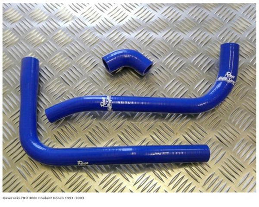 Kawasaki ZXR 400L 1991-2003 Coolant Silicone Hose Kit Roose Motorsport 3 hoses