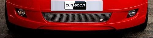 Zunsport Fiat Grande Punto 2006 On Front Stainless Steel Lower Grille Bodykit