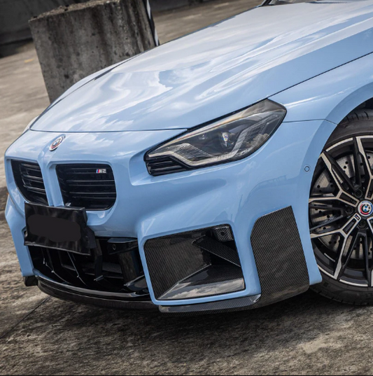 BMW G87 M2 M Performance Style Pre-Preg Carbon Fibre Front Induction Trims 2023-