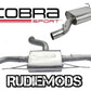 Cobra Sport Audi TT MK2 Quattro 12-15 Cat Back Exhaust System Resonated