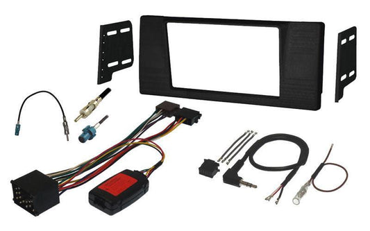 InCarTec FK-769-R BMW 5 Series E39 Double Din Car Stereo Fitting Kit Round Pin