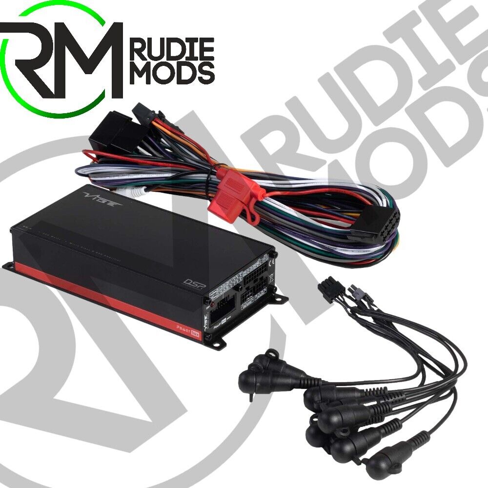 VIBE POWERBOX65.4-8MDSP-V3 4 Channel Car Amplifier with built in 8ch DSP