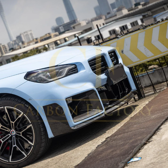 BMW G87 M2 M Performance Style Pre-Preg Carbon Fibre Front Splitter 23-Present