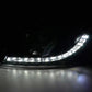 Audi TT 1999-2007 8N Black LED DRL Daylight Running Lights Headlights