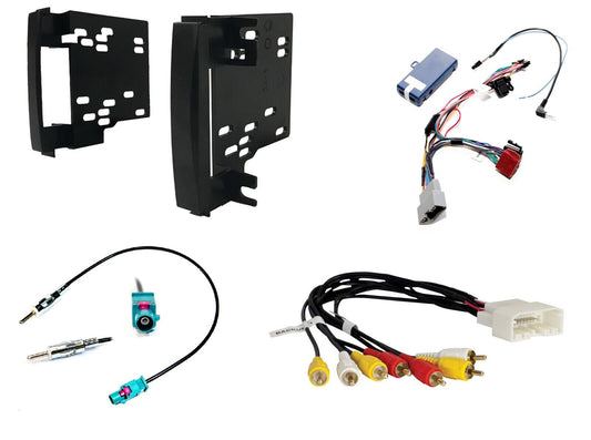 InCarTec Double Din Kit for Grand Voyager 5th Gen 2008 - 2016, Amplified