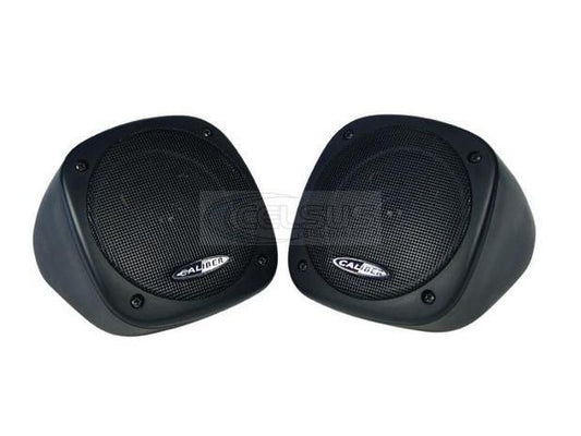 Caliber CSB-1 4" 2 Way Coaxial Pod Speakers ideal camper van boat shelf