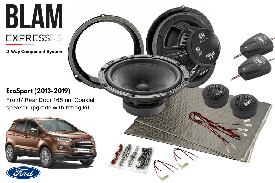 Ford EcoSport BLAM RELAX 165ES Front Door Component Speaker Upgrade