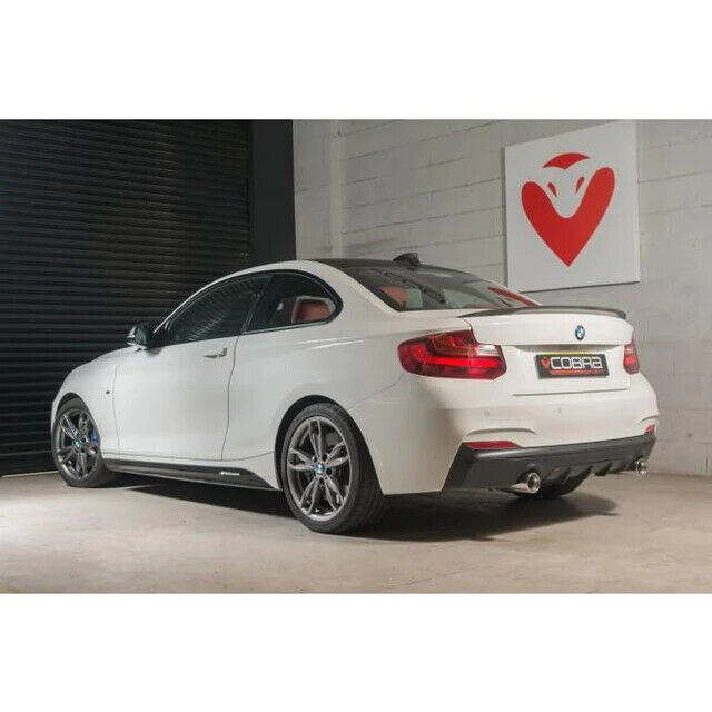 COBRA SPORT BMW M240I F22 LCI 2016+ Cat Back Performance Exhaust Resonated