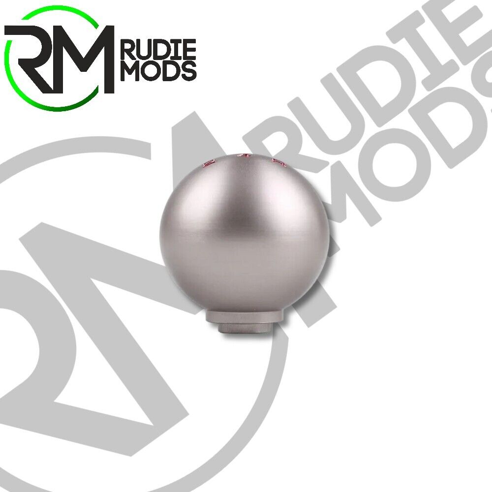 R-Spec Honda Civic 6 Speed Alloy Ball Gear Knob - Red Detail