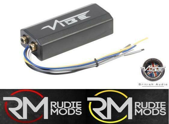 Vibe Radio Stereo Line Level Output 80W Amplifier Converter 6-1 CLLOC-V7 New Out