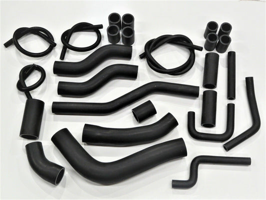 Roose Coolant Hose Kit HK009 RMS415C to fit Jaguar E Type Series 3  OEM Black