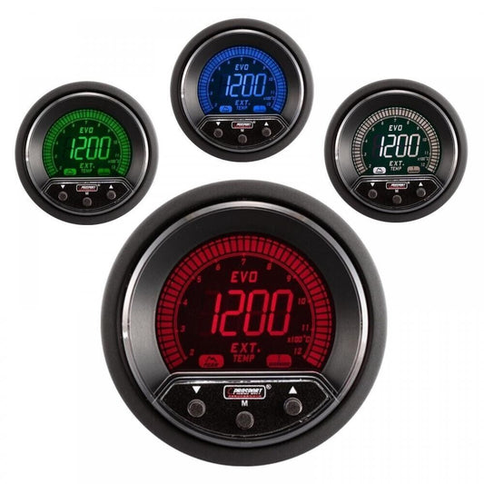 R-Spec 3 Gauge Bundle  Exhaust Gas Temp / Oil Temp Deg C / Oil Pressure BAR