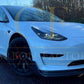 Carbon Fibre Front Splitter V Style Tesla Model 3 2016-Present Carbon Factory