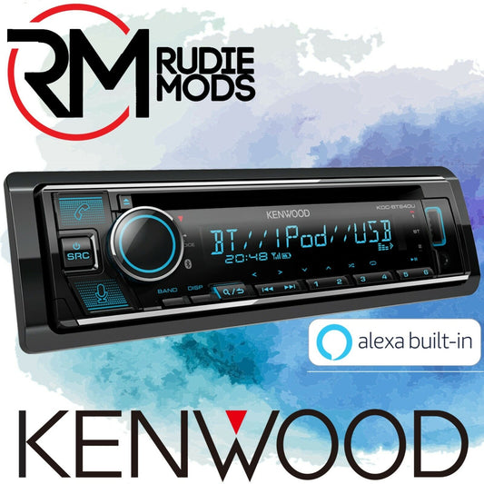 Kenwood KDC-BT640U CD/USB-Receiver with Bluetooth built-in Spotify & Amazon Alexa