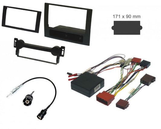 Jeep Patriot 2007 - 2013 Double Din Car Stereo Fitting Kit SWC Amp retention