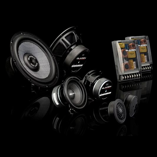 GLADEN RS-165.3 G2 2-WAY ALL-ROUND CAR SPEAKER SYSTEM - 6.5" MID-WOOFER