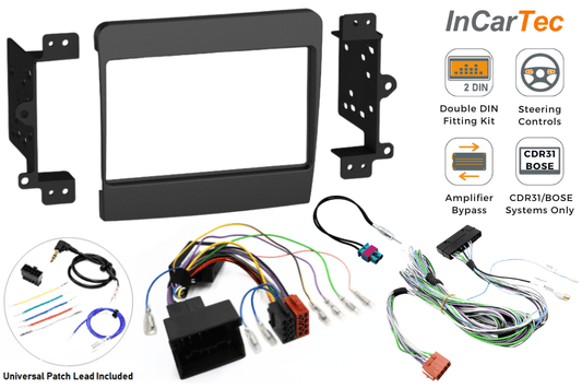 Porsche 911, Boxster, Cayman (2012-16) Double DIN stereo upgrade fitting kit