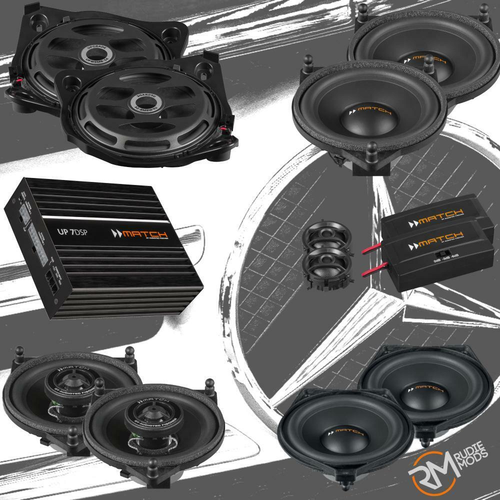 Rudiemods MATCH Stage 2 Speaker Upgrade System For MERCEDES C Class C205 2015-