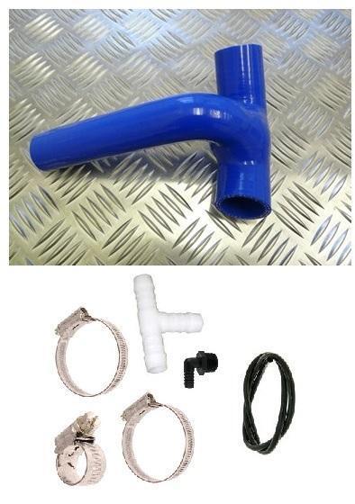 Ford Focus RS Mk2 09on Dump Valve Fitting Kit PINK HOSE Roose Motorsport