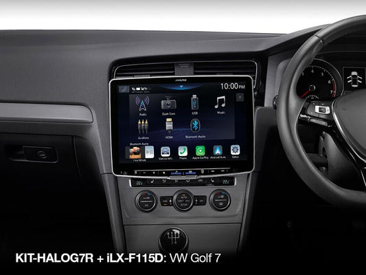 ALPINE ILX-F115D Halo 11-inch VW Golf MK7 Apple Carplay Android Auto Stereo