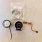 60mm EVO Car Exhaust Gas Temperature Gauge Red and Blue LCD Digital Display