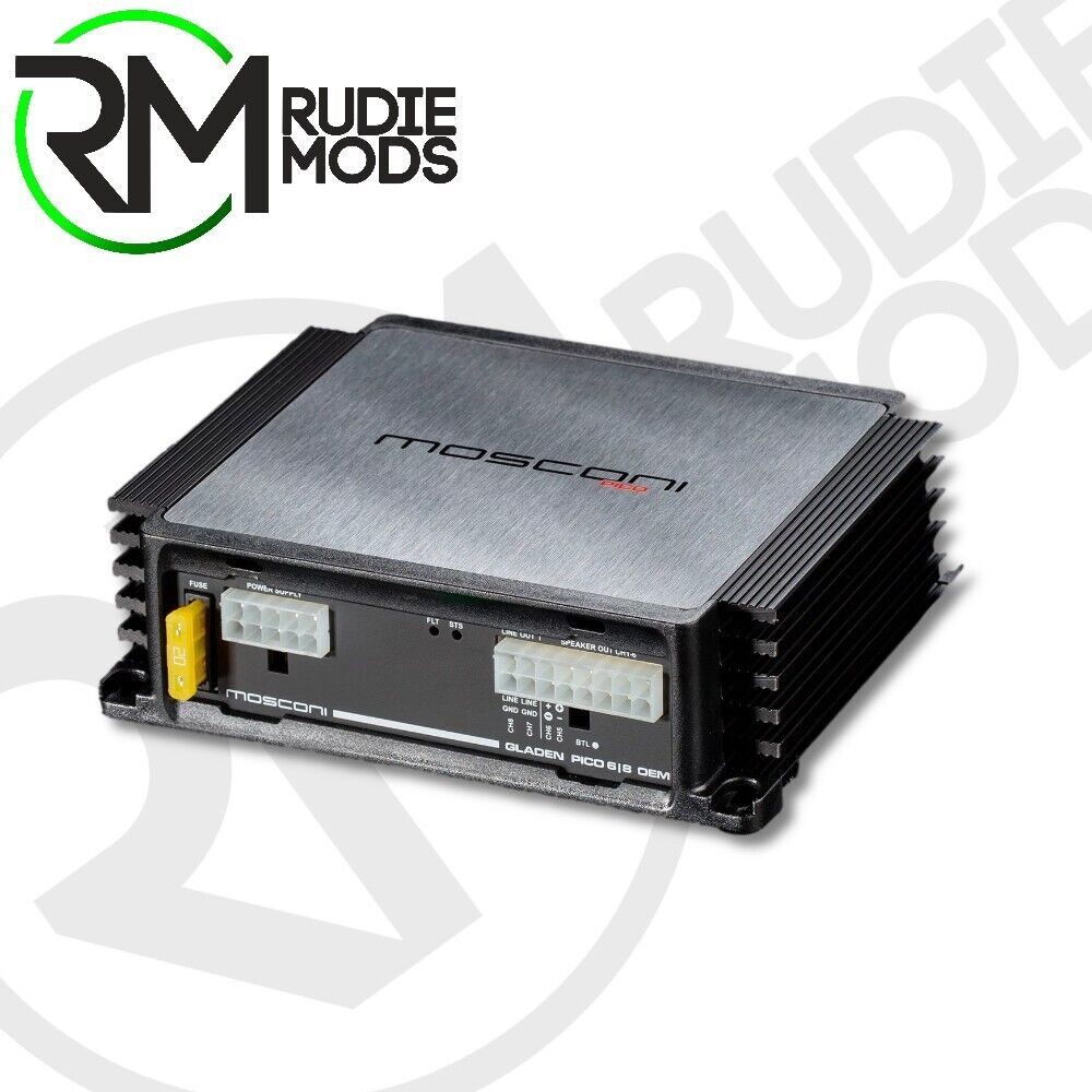 MOSCONI PICO 4 / PICO 4 SA -4 CHANNEL FULL RANGE CLASS D CAR AMPLIFIER