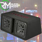 Kicker KA45DL7R122 L7R DUAL 12" VENTED LOADED ENCLOSURE - 2 OHM 1200W