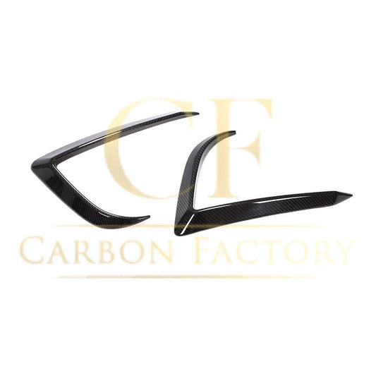 Tesla Model 3 2016+ Carbon Factory Dry Carbon Front Canards 2 piece set