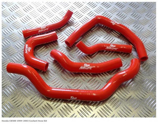 Honda CB500 1994-2003 Coolant Silicone Hose Kit Roose Motorsport 6 hoses