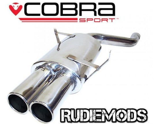 Cobra Sport Stainless Steel Backbox Exhaust System to fit BMW 3 Series E46 323i