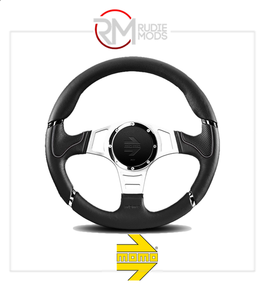 Official MOMO MILLENIUM SPORT STEERING WHEEL Ø350mm GREY M11106545182R