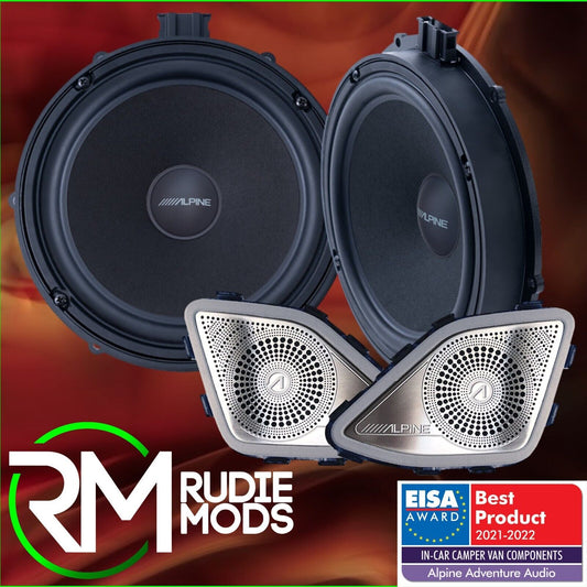 Alpine 8" Premium Component Speaker System for Volkswagen T6