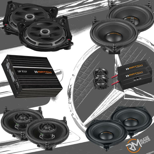 Rudiemods MATCH Stage 2 Speaker Upgrade System For MERCEDES E Class W213 2017-