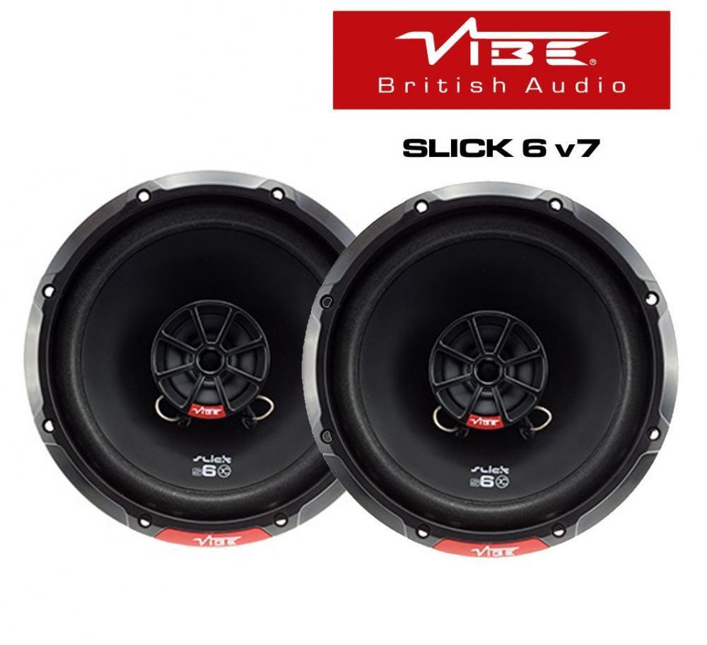Vibe SLICK6-V7 17cm 6.5" 2 Way Coaxial Car & Van Door Audio Speakers - 1 Pair