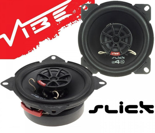 Vibe Slick4 VW T4 Top Dash 4" 10cm 2 Way Coaxial Car Speakers 1 pair 150w
