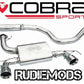 Cobra Sport Vauxhall Corsa D Nurburgring Cat Back Exhaust System Resonated