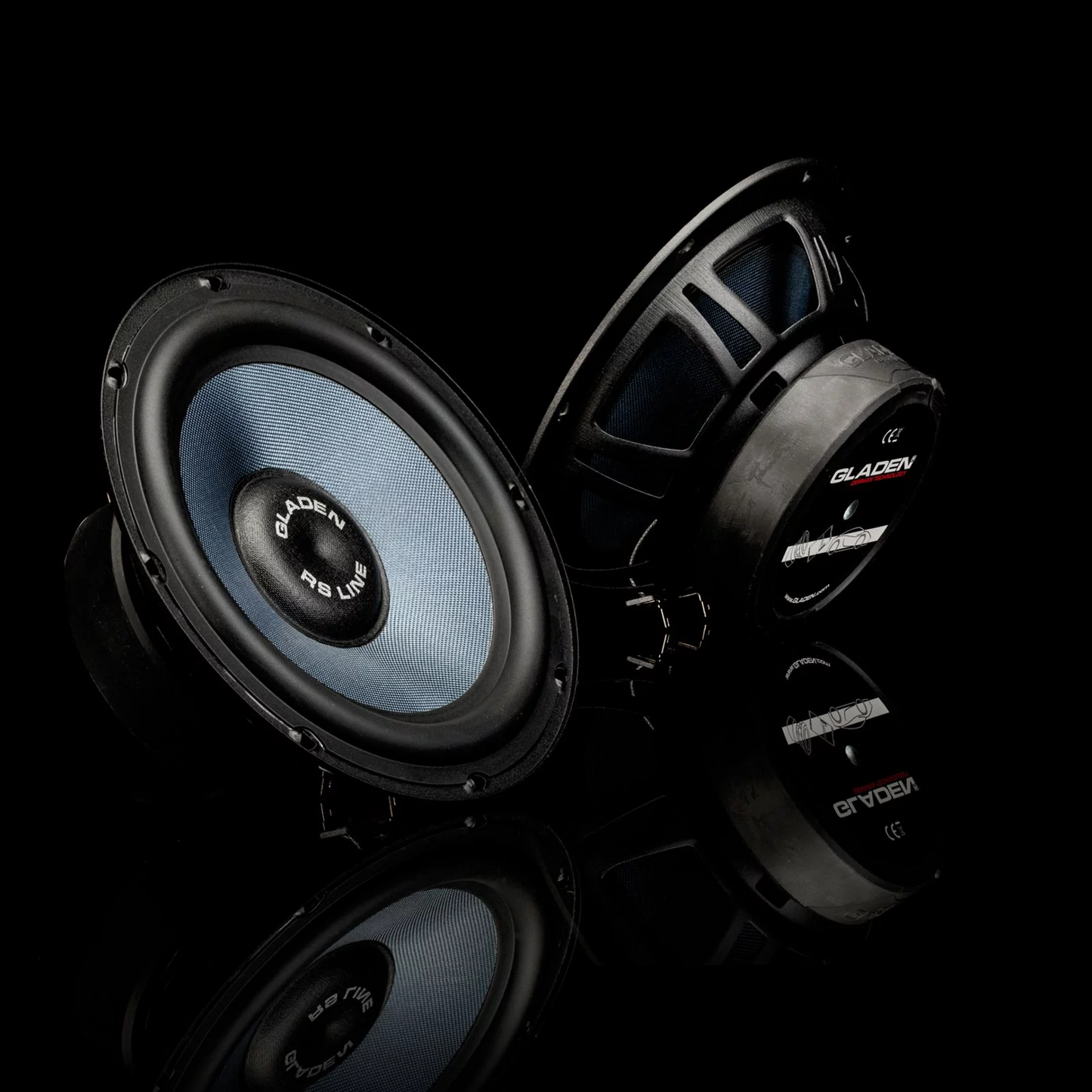 GLADEN RS-165 SPEED-G2 2-WAY ALL-ROUND CAR COMPONENT SPEAKER SYSTEM