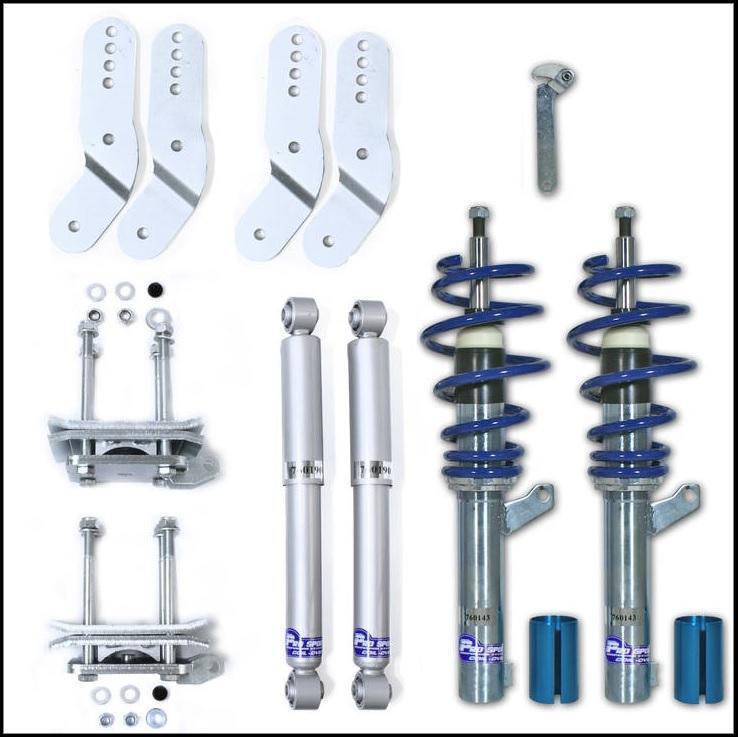 Prosport VW Caddy MAXI Mk3 2K 2003 on 1.9TDi 2.0TDi DSG Coilover Lowering Kit